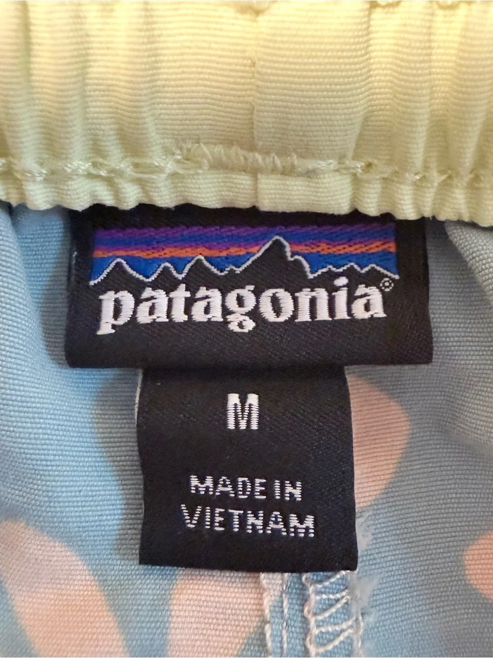 Patagonia Kids Floral Shorts in Yellow, Orange & Blue-Green